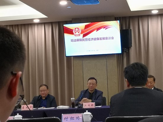 全國人大代表、方大集團董事長熊建明參加司法保障民營經濟健康發展座談會